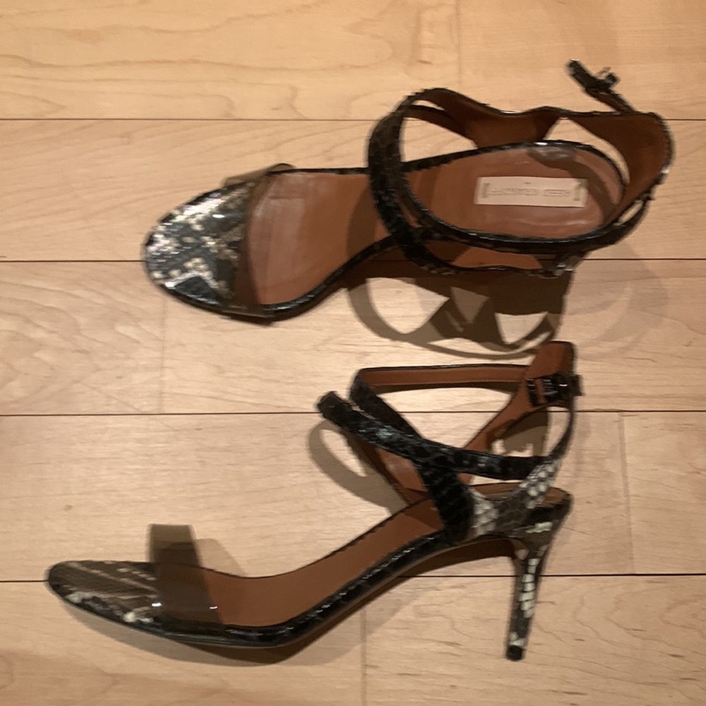 Reed Krakoff High Heels Leather, Python Rubber Fr… - image 2